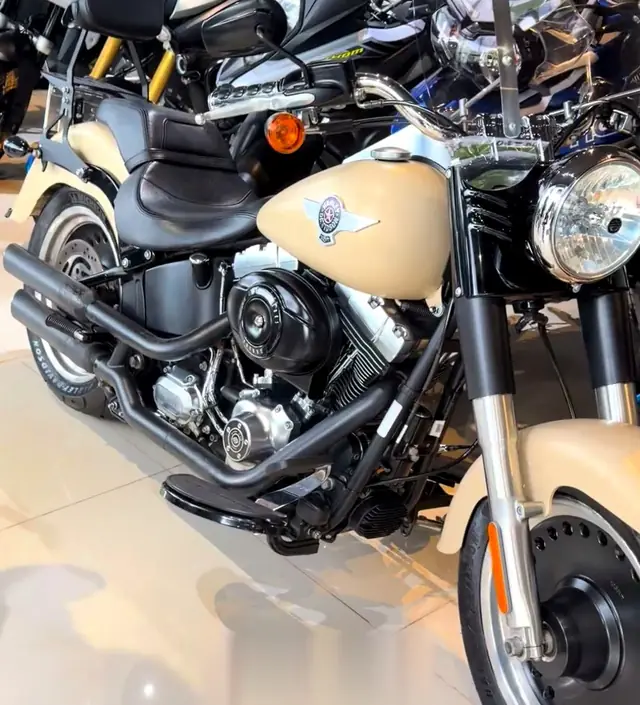Moto custom Harley-Davidson Fat Boy